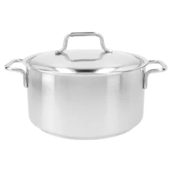 Demeyere Faitout avec couvercle 22 cm, Inox 18/10