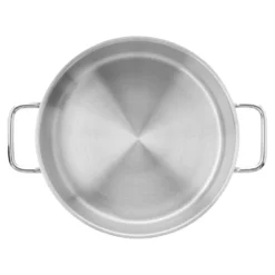 Demeyere Faitout avec couvercle 22 cm, Inox 18/10
