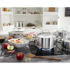 Demeyere Faitout avec couvercle 24 cm, Inox 18/10 Hot