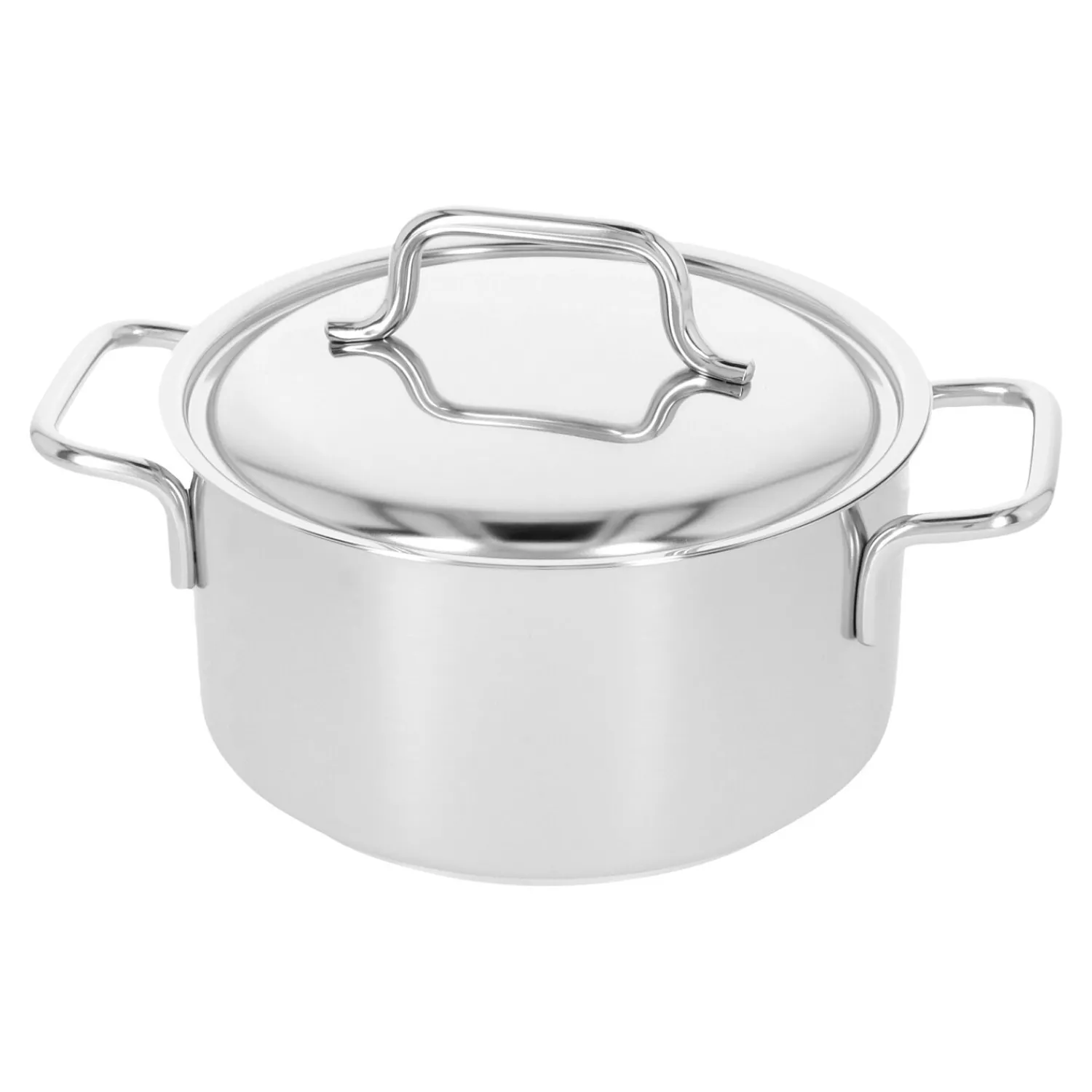 Demeyere Faitout avec couvercle 18 cm, Inox 18/10