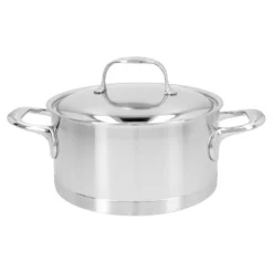 Demeyere Faitout avec couvercle 20 cm, Inox 18/10