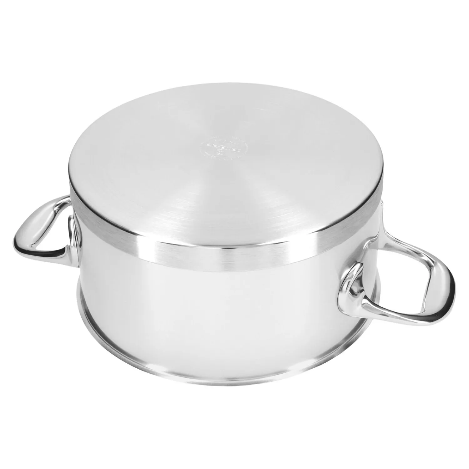 Demeyere Faitout avec couvercle 20 cm, Inox 18/10