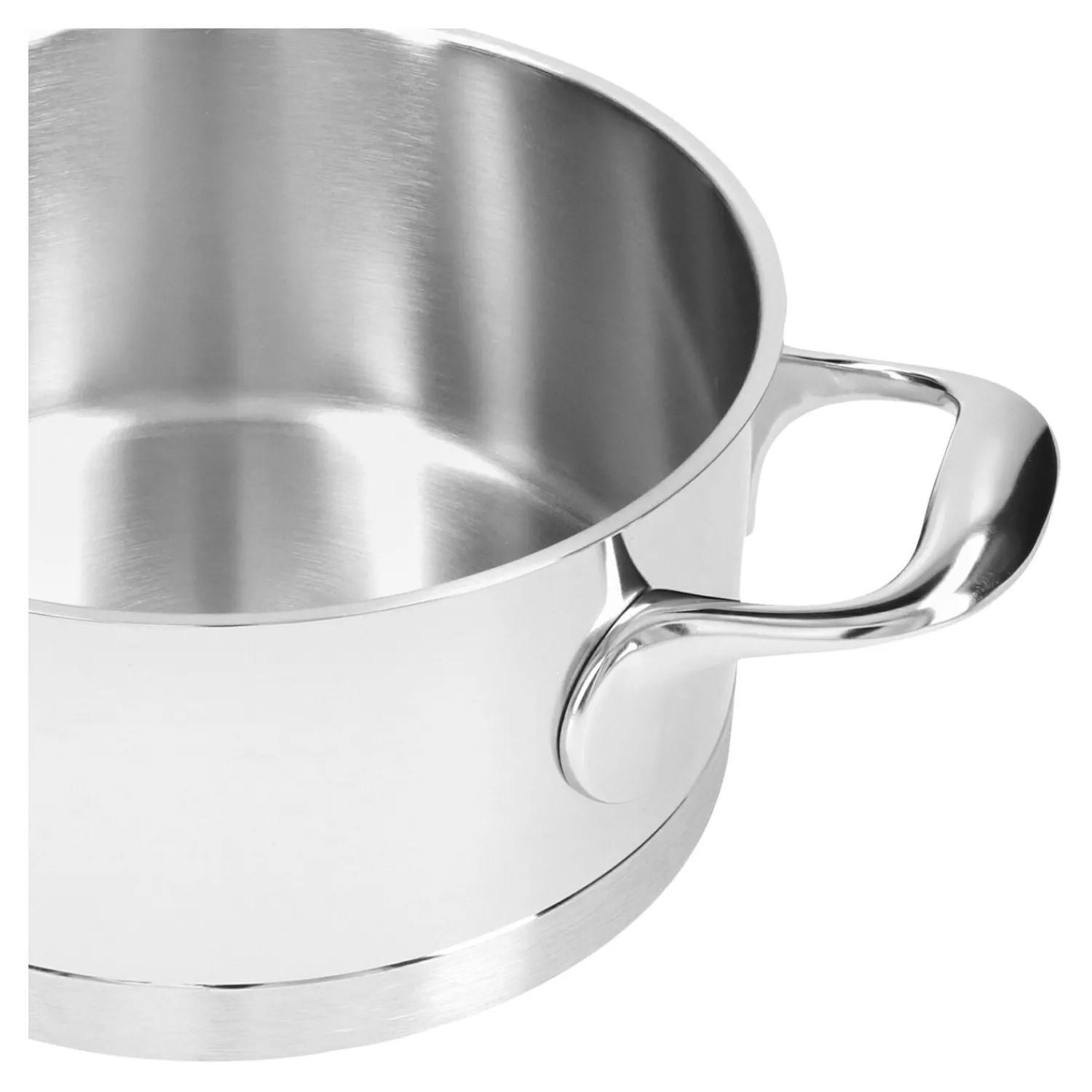 Demeyere Faitout avec couvercle 18 cm, Inox 18/10 Discount