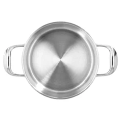 Demeyere Faitout avec couvercle 18 cm, Inox 18/10 Discount