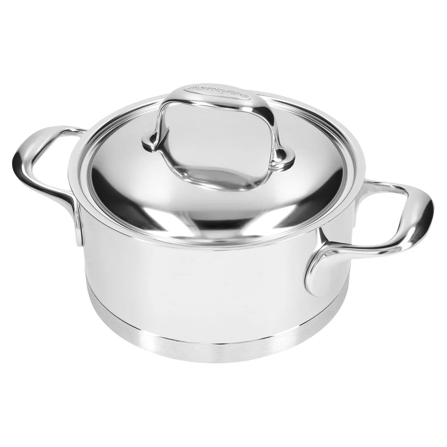 Demeyere Faitout avec couvercle 18 cm, Inox 18/10 Discount