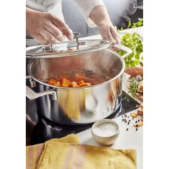 Demeyere Faitout avec couvercle 18 cm, Inox 18/10 Clearance