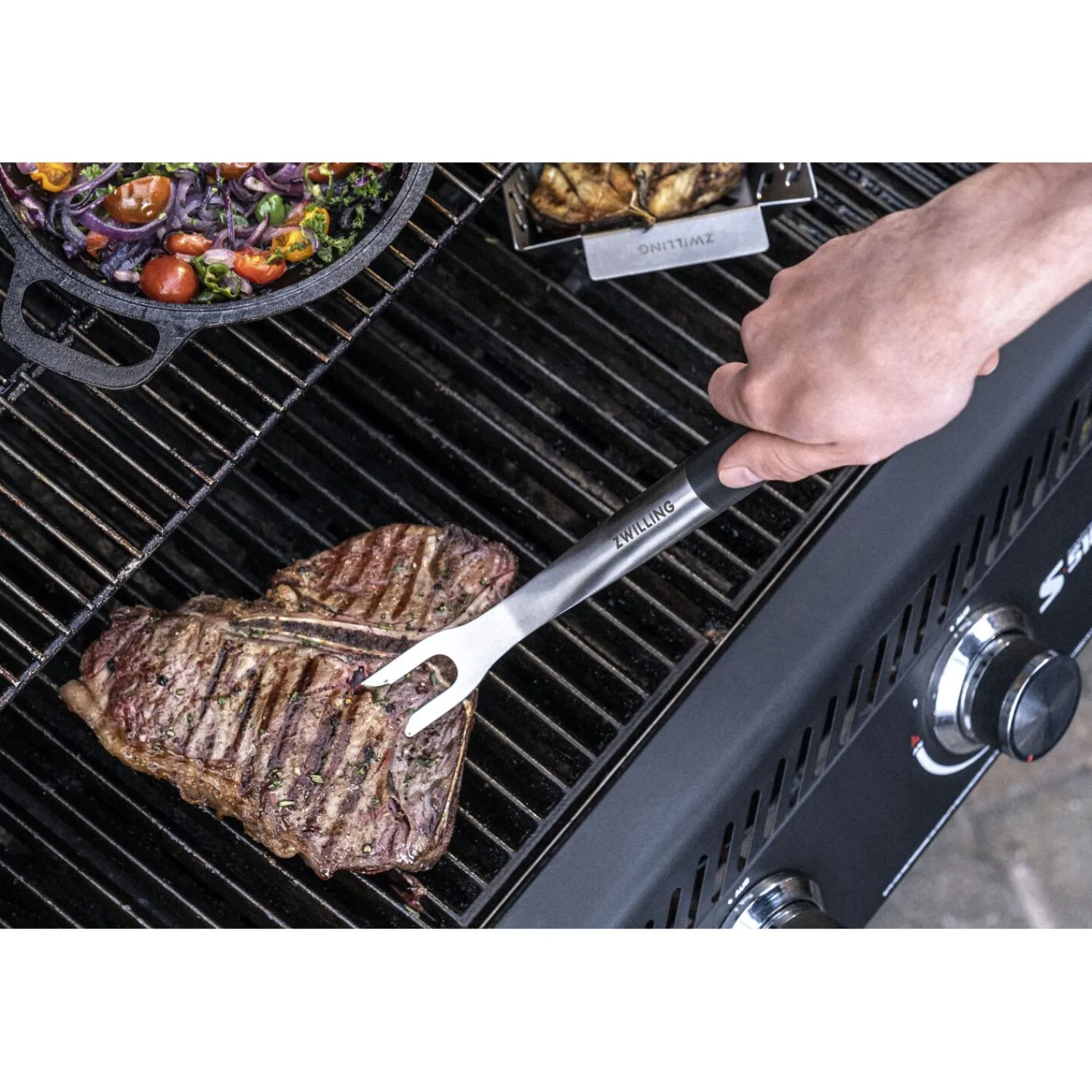 ZWILLING Fourchette à viande, 41 cm, Acier inoxydable Discount