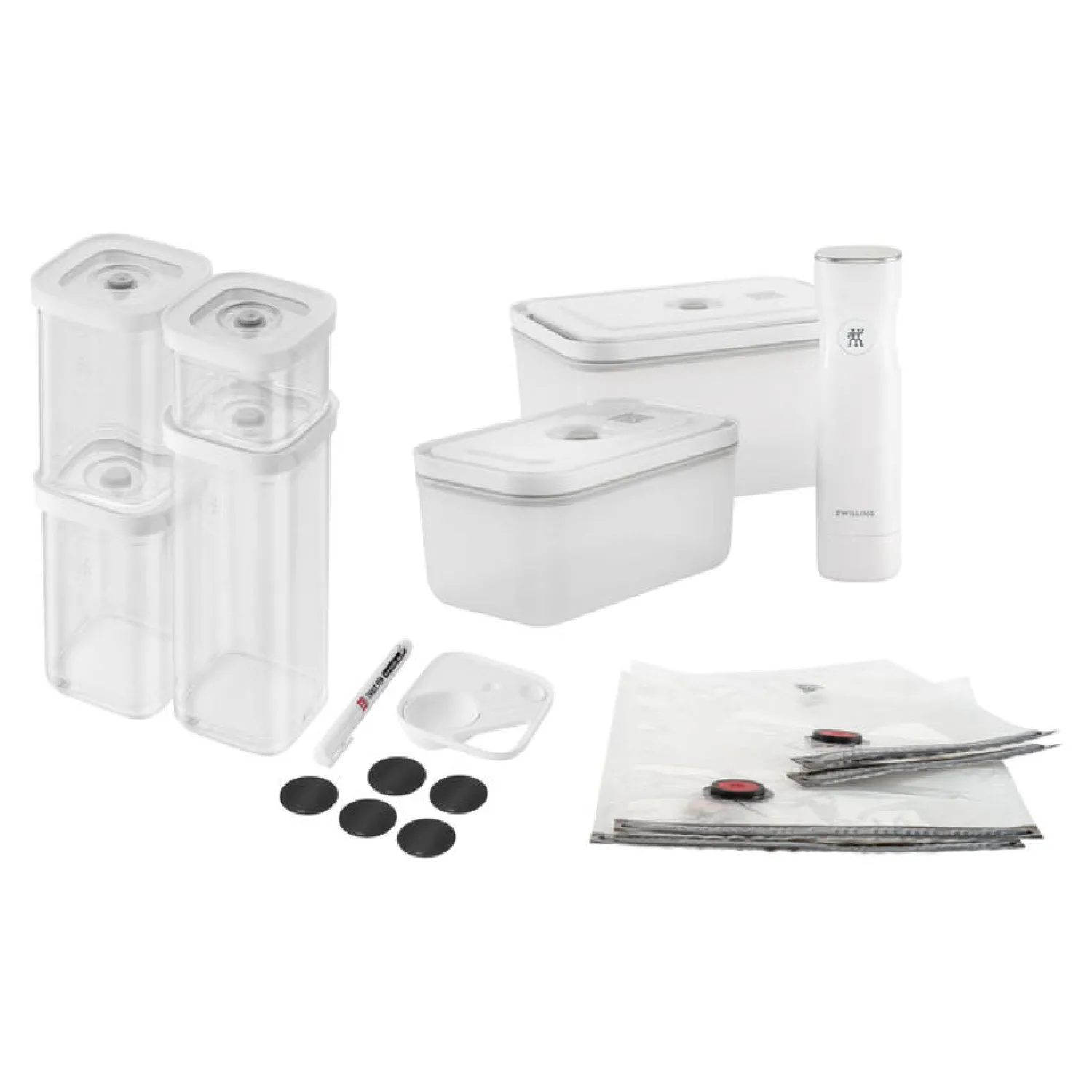 ZWILLING Fresh & Save Cube starterset, 13-pcs./S/M/L, blanc, Plastique Outlet