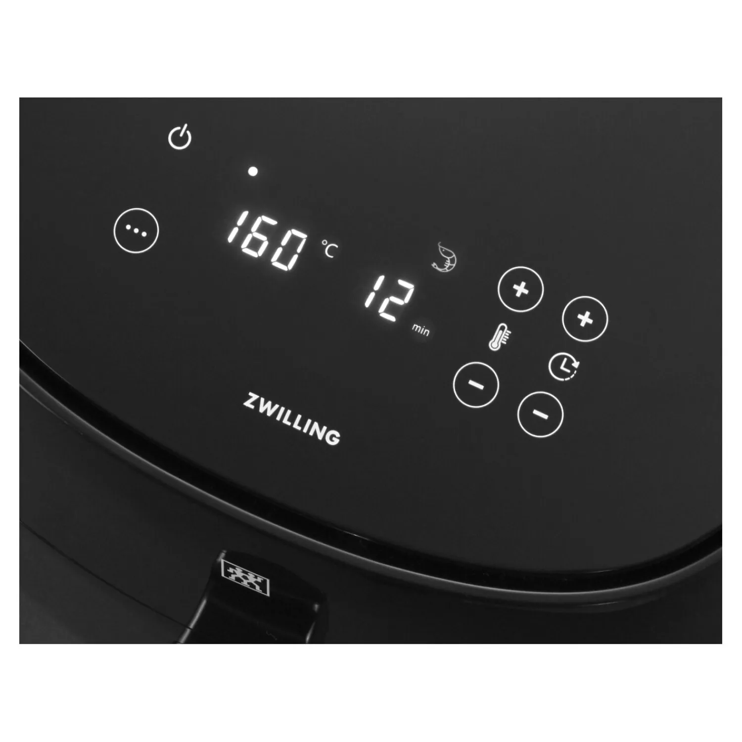 ZWILLING Friteuse sans huile à air chaud 4 l, Noir mat