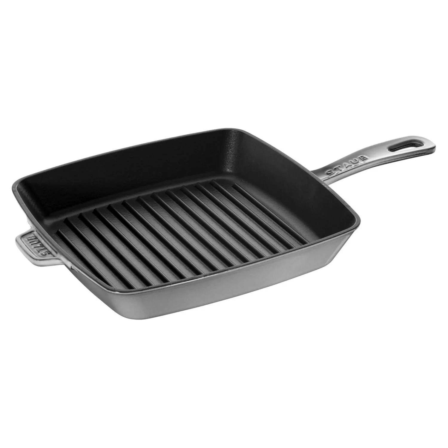Staub Gril Américain 26 cm, Fonte, Gris graphite Best