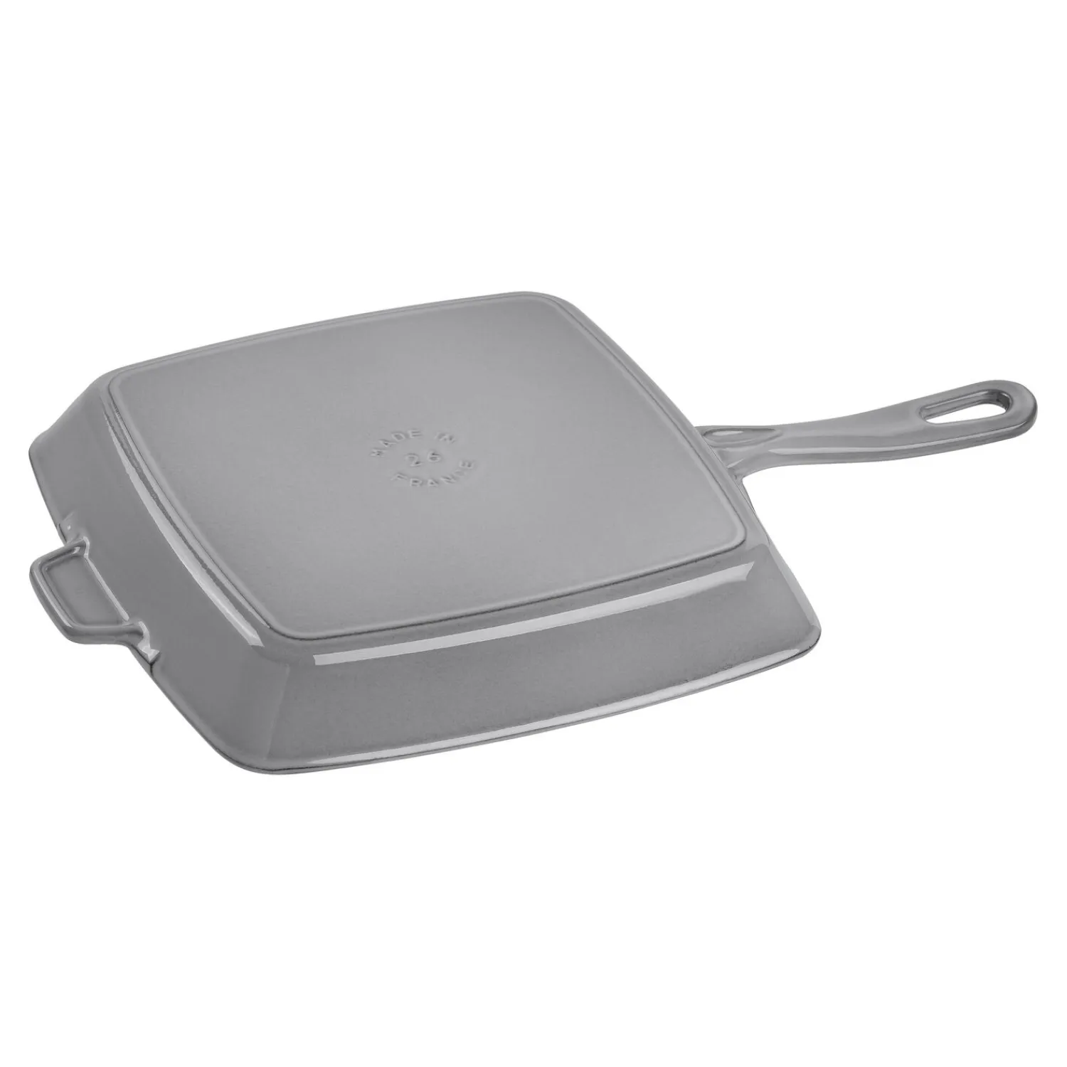 Staub Gril Américain 26 cm, Fonte, Gris graphite Best
