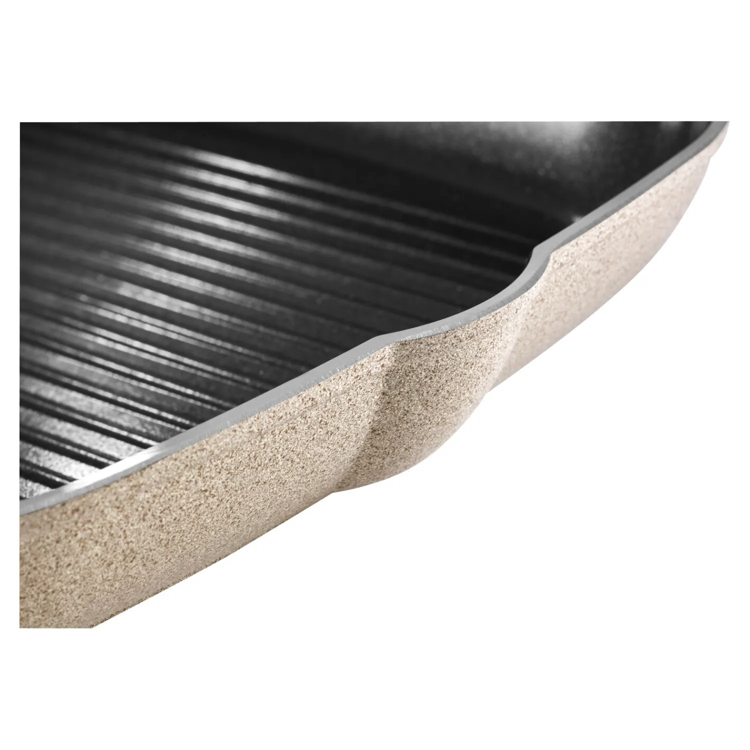 BALLARINI Gril, 28 cm, Aluminium, Revêtement antiadhésif en céramique Discount