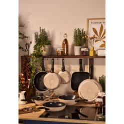 BALLARINI Gril, 28 cm, Aluminium, Revêtement antiadhésif en céramique Discount