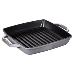 Staub Gril 23 cm, Fonte, Gris graphite Best