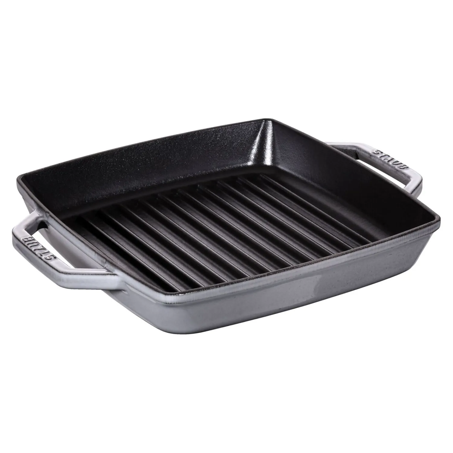 Staub Gril 23 cm, Fonte, Gris graphite Best