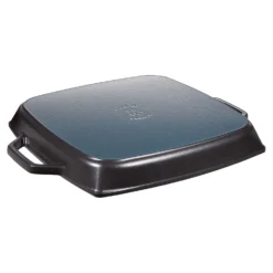 Staub Gril 33 cm, Fonte, Noir mat
