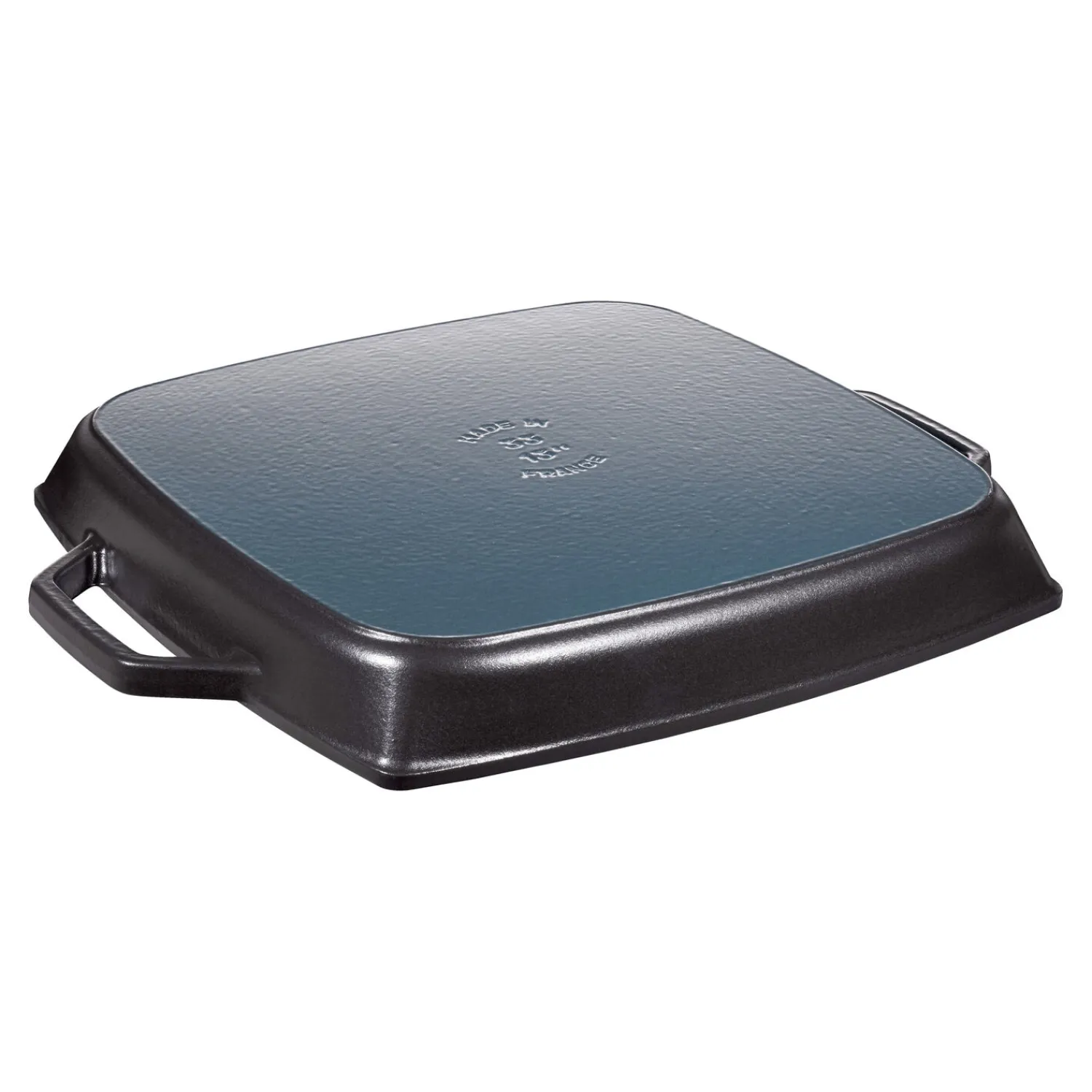 Staub Gril 33 cm, Fonte, Noir mat