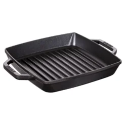 Staub Gril 23 cm, Fonte, Noir mat Sale