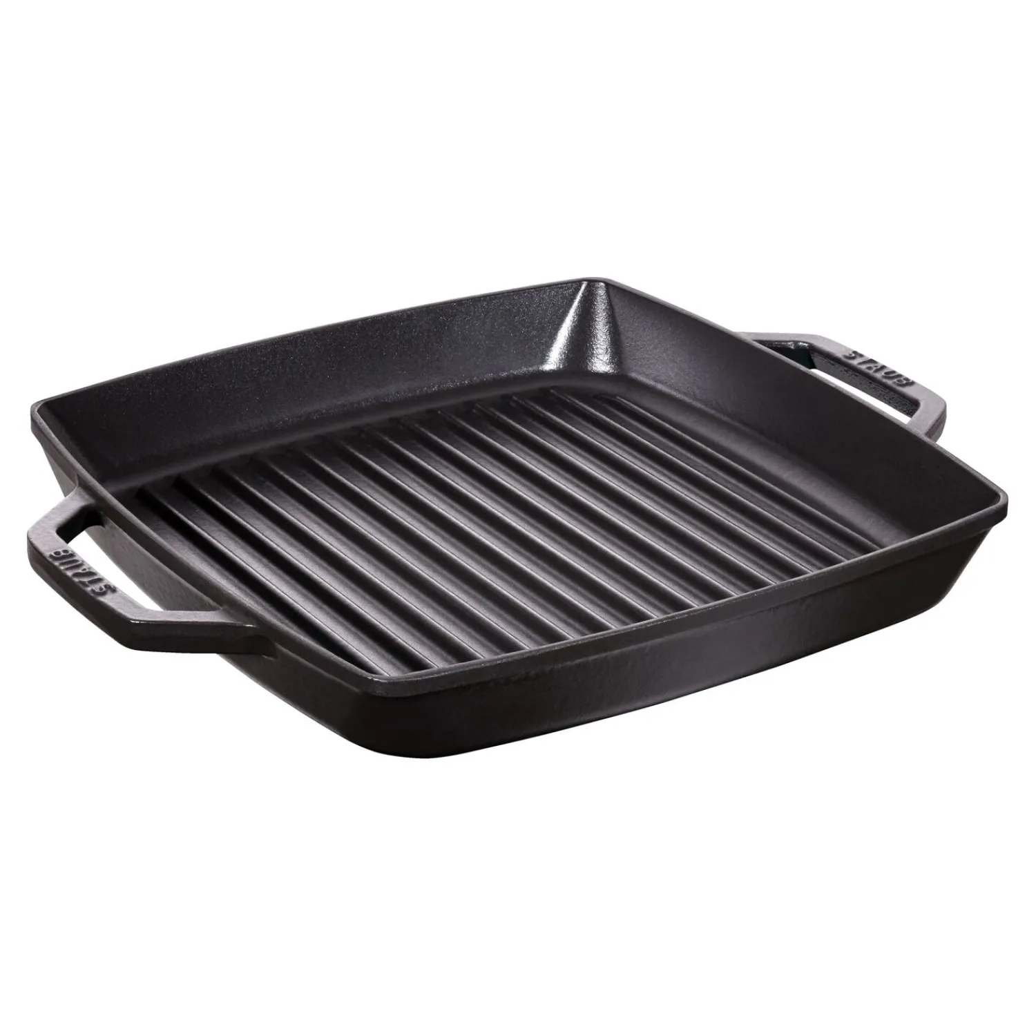 Staub Gril 28 cm, Fonte, Noir mat New