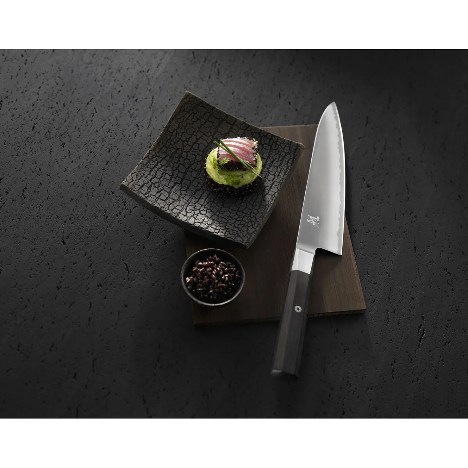 MIYABI Gyutoh 20 cm, Brun, Bois de pakka Outlet