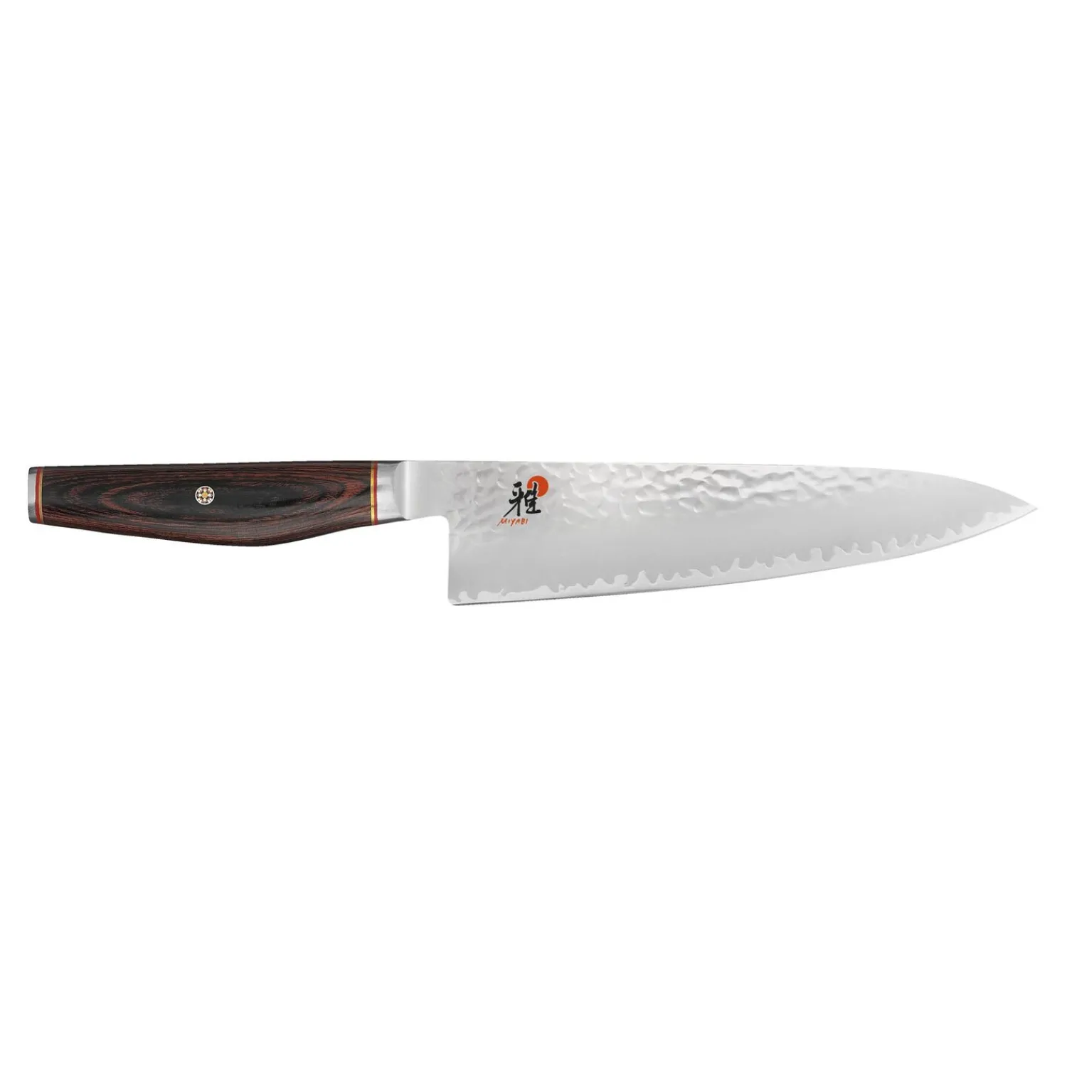 MIYABI Gyutoh 20 cm, Brun, Bois de pakka Online