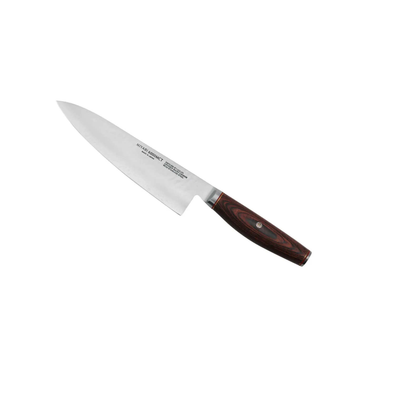 MIYABI Gyutoh 20 cm, Brun, Bois de pakka Online