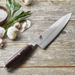 MIYABI Gyutoh 20 cm, Brun, Bois de pakka Online