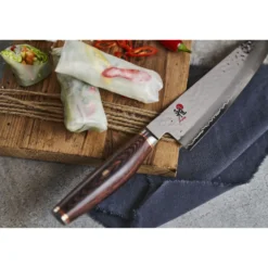 MIYABI Gyutoh 20 cm, Brun, Bois de pakka Online