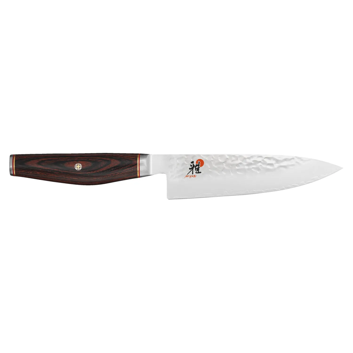 MIYABI Gyutoh 16 cm, Brun, Bois de pakka Clearance