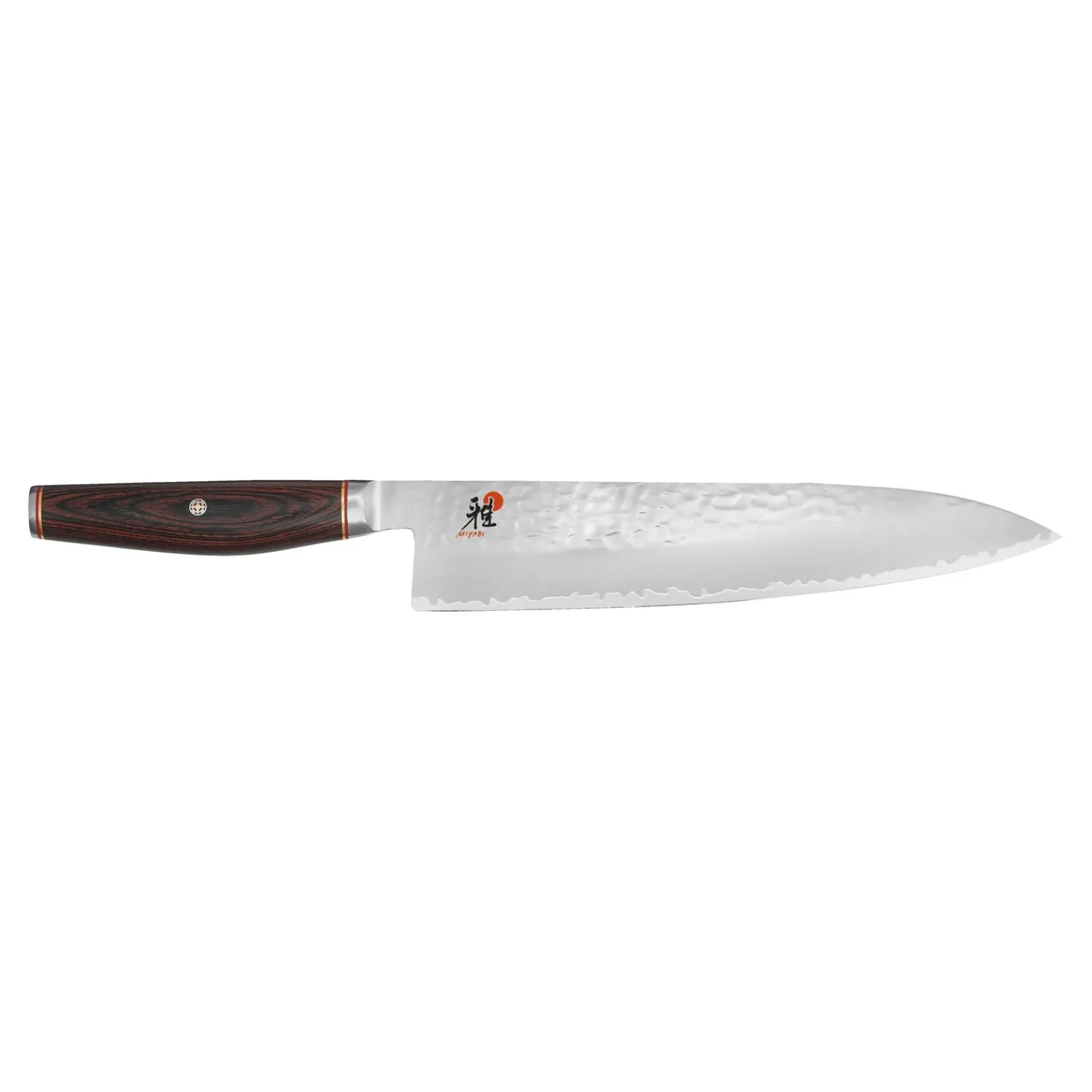MIYABI Gyutoh 24 cm, Brun, Bois de pakka Hot