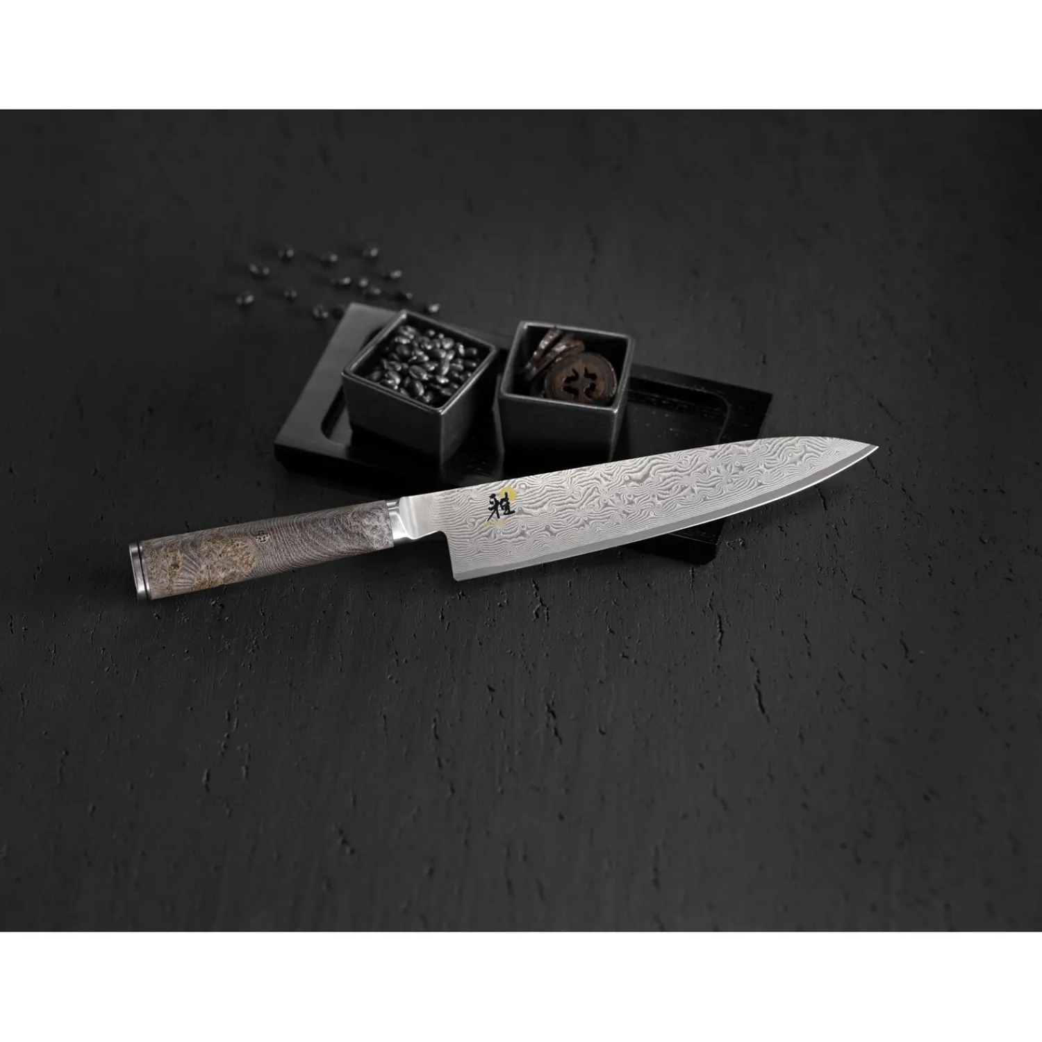 MIYABI Gyutoh 24 cm, Noir brun, érable noir Outlet