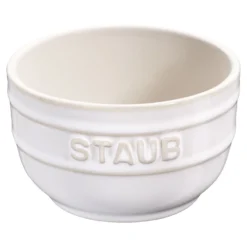 Staub Jeu de ramequins 9 cm / 2-pcs Blanc ivoire Hot