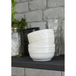 Staub Jeu de ramequins 9 cm / 2-pcs Blanc ivoire Hot