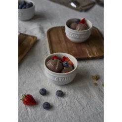 Staub Jeu de ramequins 9 cm / 2-pcs Blanc ivoire Hot