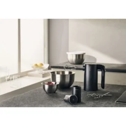 ZWILLING Kit de démarrage pour batteur électrique sans fil avec batterie et set de bols, 7-pcs, noir Clearance