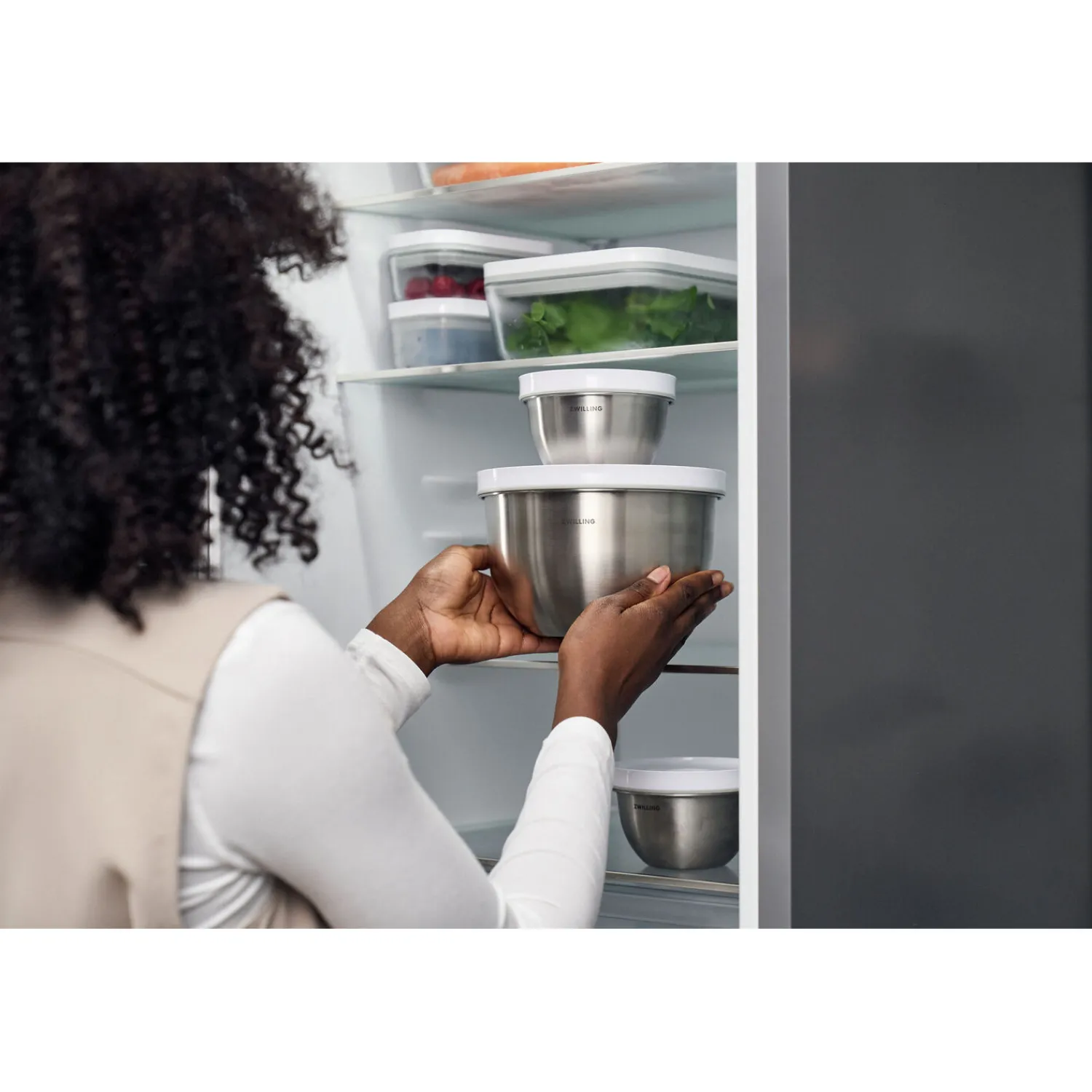 ZWILLING Kit de démarrage sous vide, Acier inoxydable / M/L, 9-pcs, Blanc argenté Clearance