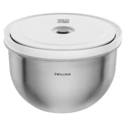 ZWILLING Kit de démarrage sous vide, Acier inoxydable / M/L, 9-pcs, Blanc argenté Clearance