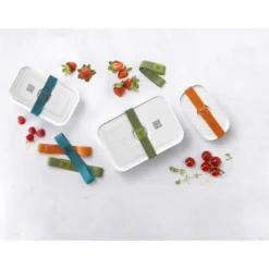 ZWILLING Kit de démarrage sous vide, Mélange / Verre L/lunch box M, 7-pcs, Blanc Hot