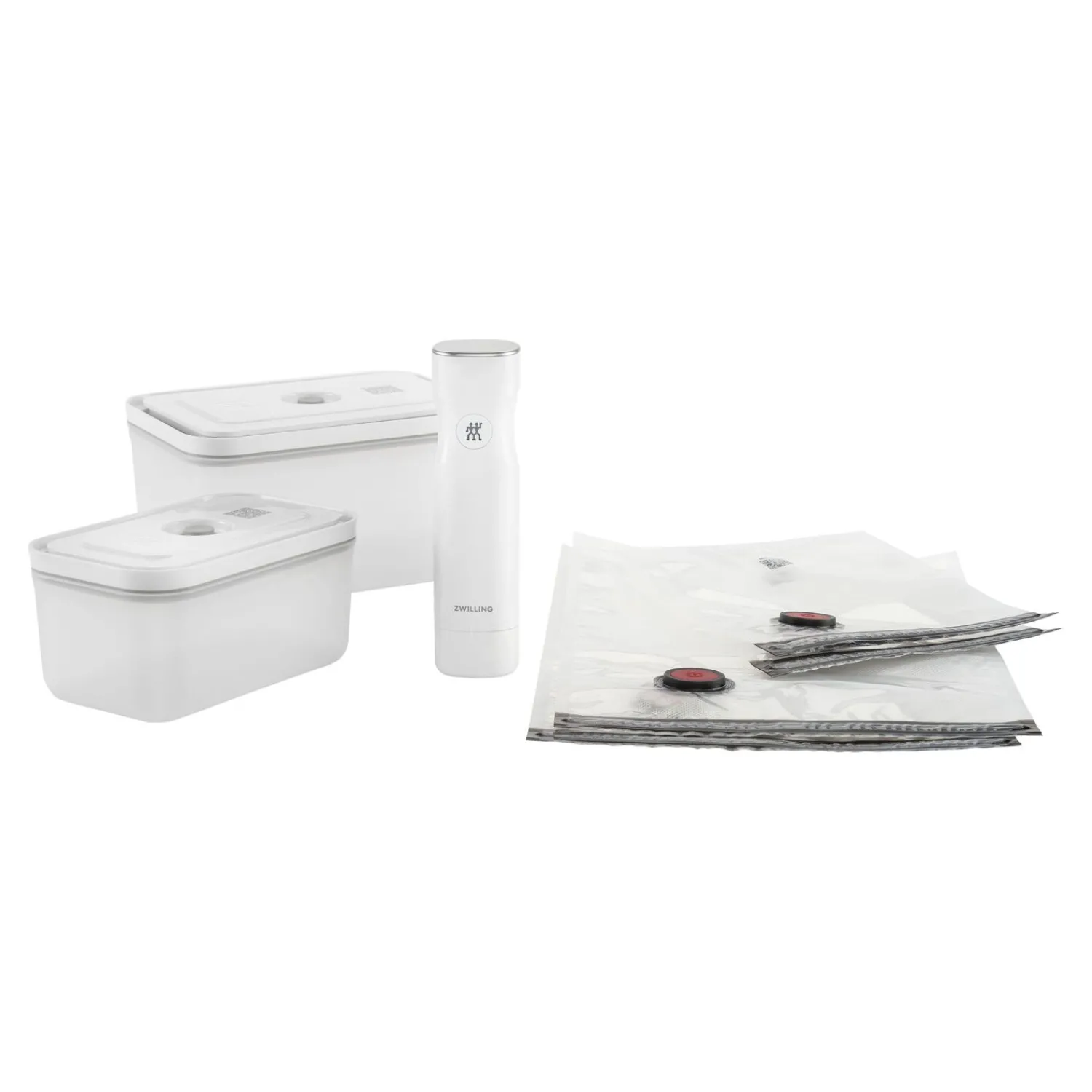 ZWILLING Kit de démarrage sous vide, Plastique / M/L, 7-pcs, Blanc Hot
