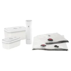 ZWILLING Kit de démarrage sous vide, Plastique / S/M, 7-pcs, Blanc Hot