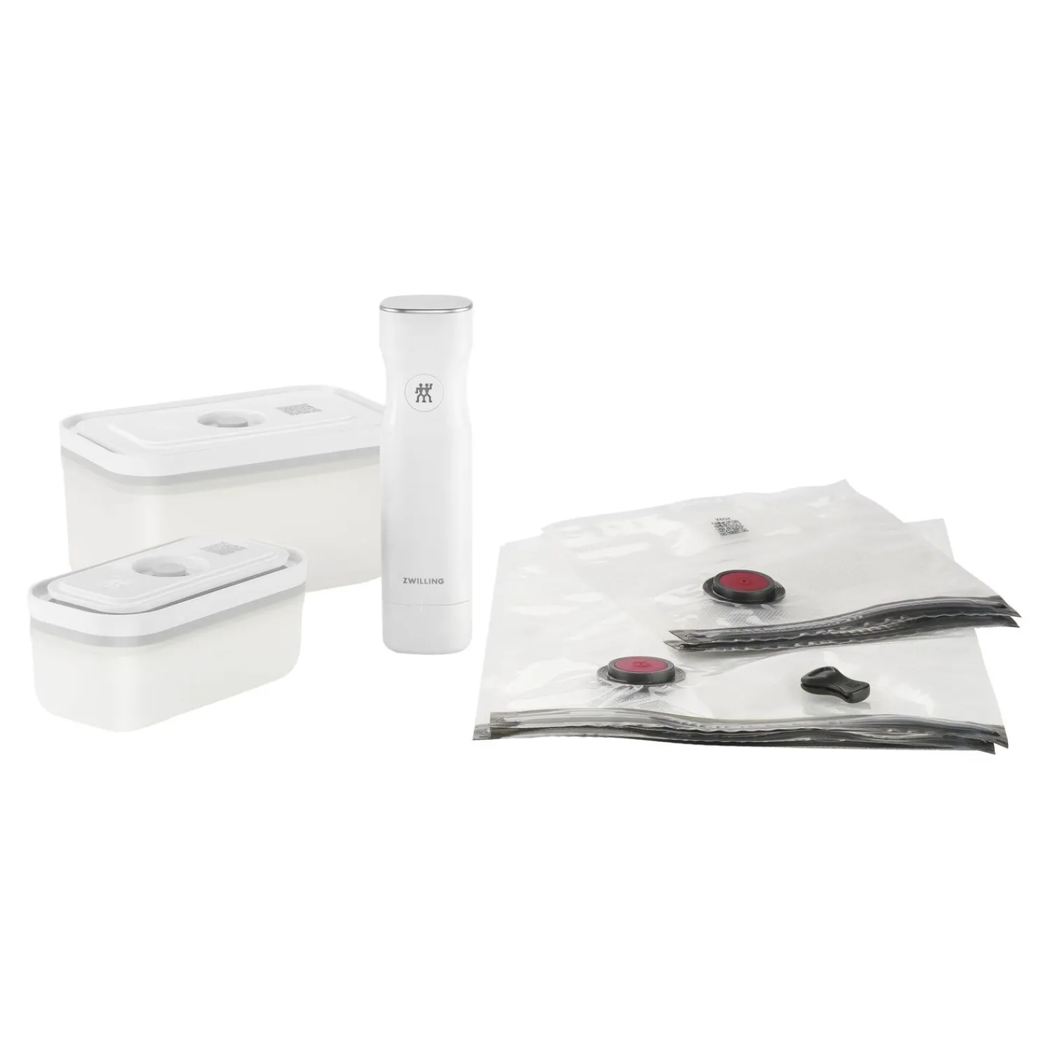 ZWILLING Kit de démarrage sous vide, Plastique / S/M, 7-pcs, Blanc Hot