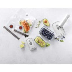ZWILLING Kit de démarrage sous vide, Verre / S/M, 7-pcs, Blanc Best