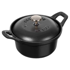 Staub La Coquette 12 cm, Rond(e), Noir mat New