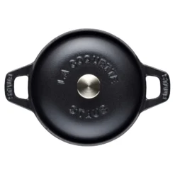Staub La Coquette 12 cm, Rond(e), Noir mat New
