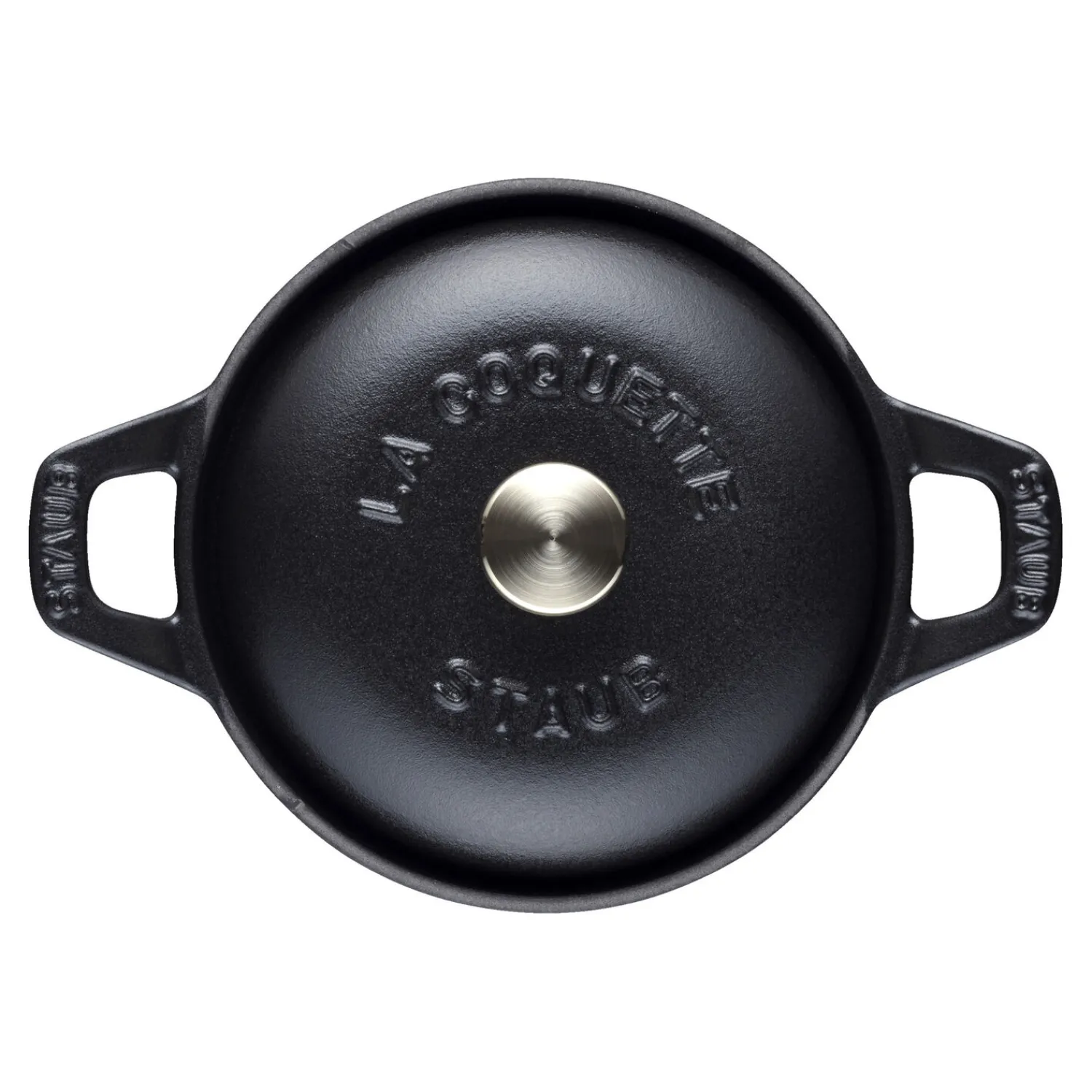 Staub La Coquette 12 cm, Rond(e), Noir mat New