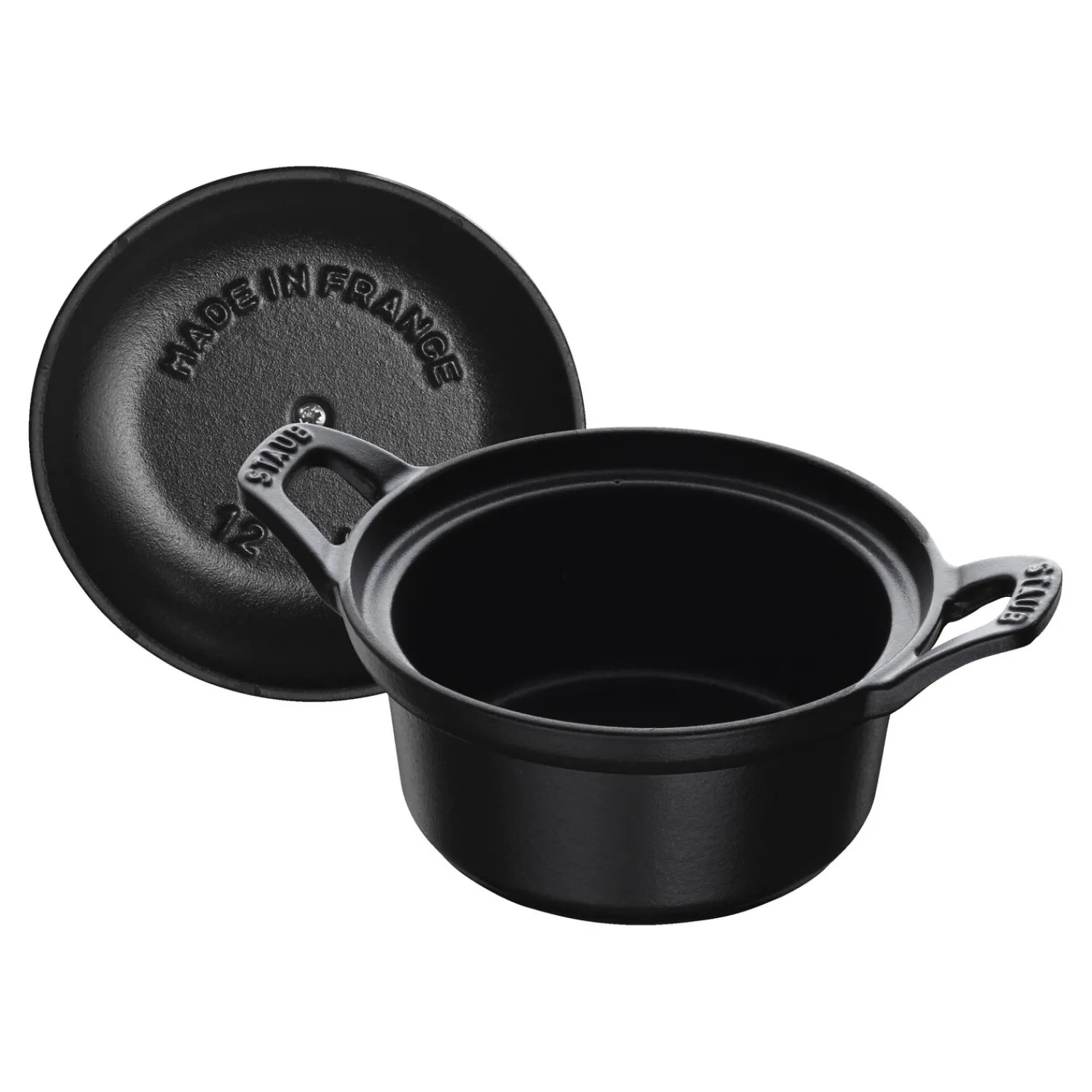 Staub La Coquette 12 cm, Rond(e), Noir mat New