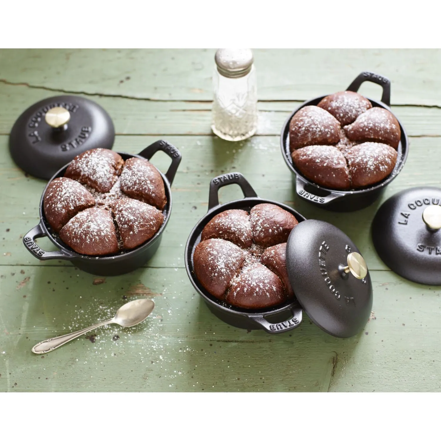 Staub La Coquette 12 cm, Rond(e), Noir mat New