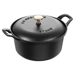 Staub La Coquette 20 cm, Rond(e), Noir mat Online