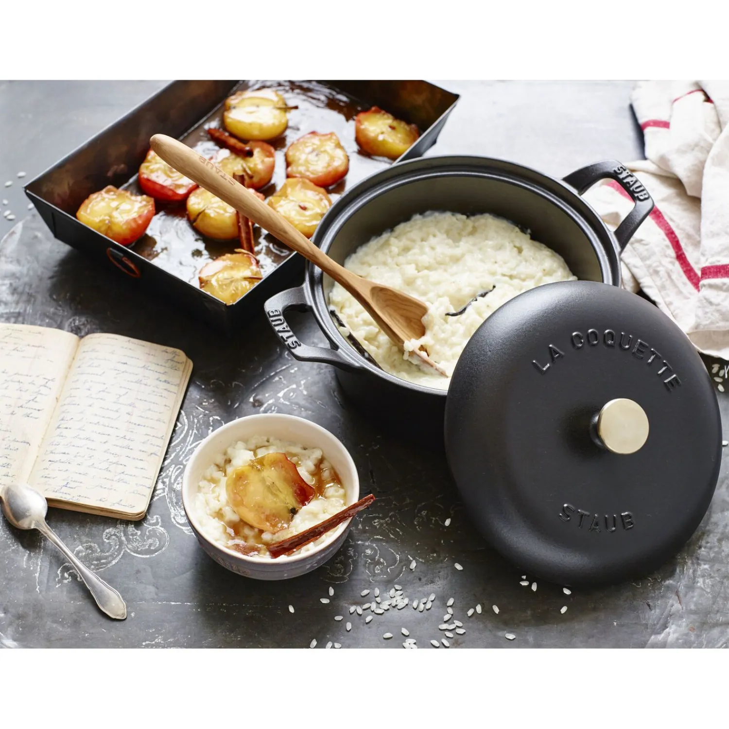 Staub La Coquette 20 cm, Rond(e), Noir mat Online