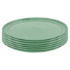 Staub Lot de assiettes plates, 6-pcs. /26 cm, sauge, Céramique Hot